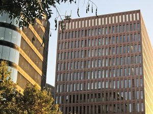 Edificio de la Ciutat de la Justícia de Barcelona, sede de las secciones mercantiles del Tribunal de Instancia